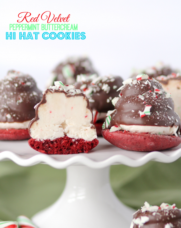 Red Velvet Hi Hat Cookies