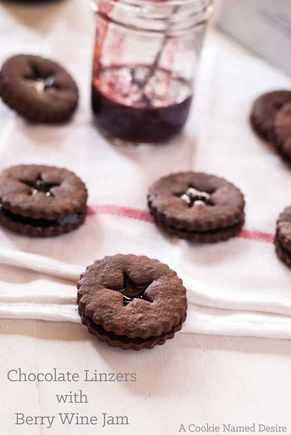 chocolate linzers